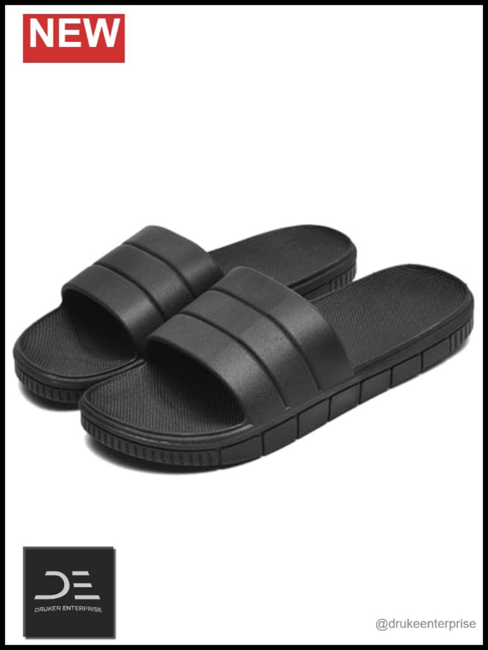 Unisex Shower Slide Sandals Non-Slip EVA House Slippers for Indoor Outdoor